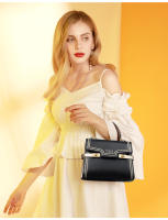 FOXER-mini bolsos de hombro cruzados para mujer, bolso de mensajero de cuero dividido de gran capacidad, de lujo - details 9