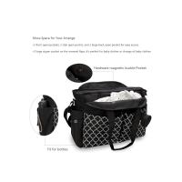 Bolsa de Pañales para Bebé de Gran Capacidad Bolsa de Maternidad Impermeable Multifuncional Portátil para Cuidado del Bebé Material de Poliéster - details 14