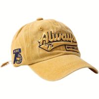 6 gorras de béisbol "SIEMPRE" - Algodón transpirable, ajuste ajustable, elegantes sombreros para el sol en colores surtidos para senderismo y viajes - details 4