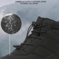 Zapatillas de deporte cálidas de invierno, zapatillas de goma Unisex para acampar, impermeables, antideslizantes, botas de nieve de tobillo alto, zapatos transpirables para correr descalzos - details 9