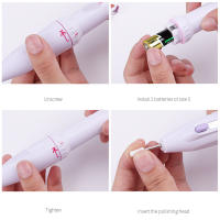 Removedor de Adhesivo de Uñas de Fototerapia Práctico Herramienta de Manicura Pedicura para Hogar DIY y Salón de Uñas - details 2