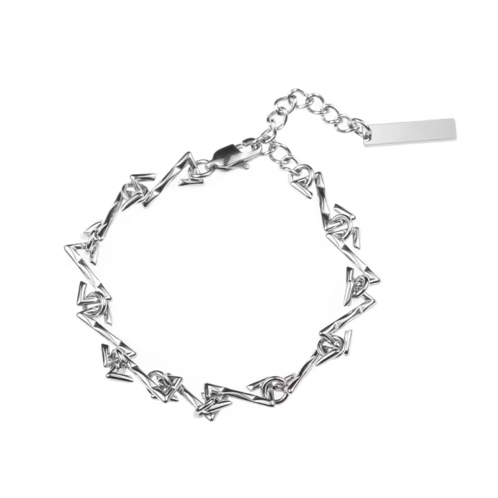 Collar de Acero de Titanio Elegante Geométrico Estilo Hip Hop Occidental sin Descoloración - 1