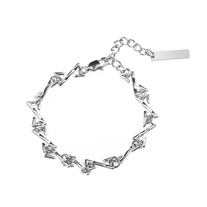 Collar de Acero de Titanio Elegante Geométrico Estilo Hip Hop Occidental sin Descoloración - 1