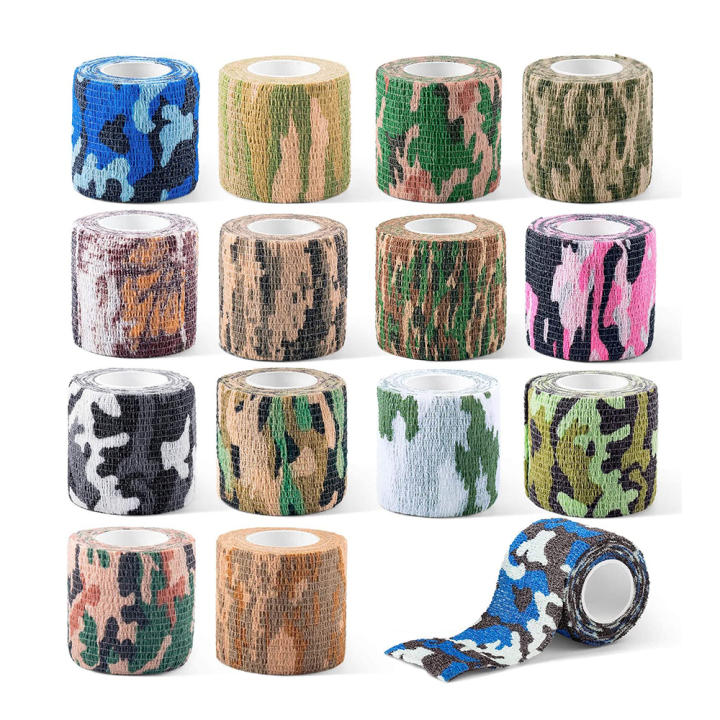 Esparadrapo deportivo, cinta de crossfit, 12 camuflaje, cintas autoadhesivas, venda elástica, cinta, venda cohesiva, crossfit