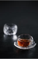 Posavasos japonés hecho a mano de cristal de Kung Fu, dios maestro, taza de degustación de té, taza individual - details 11