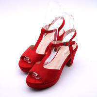 Calzados Soraia, Sandalia Cruzada de Antelina, Tacon con Plataforma, Sandalia Mujer Elegante - details 9