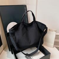 Bolso de hombro de nailon con cremallera informal, bolso de mano de gran capacidad de Color sólido de estilo coreano, bolsa de almacenamiento, bolso suave para axila para exteriores - details 18