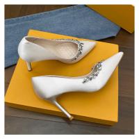 Sandalias de tacón alto con Punta de Cristal para mujer, Zapatos de Boda y Fiesta, Primavera, Otoño - details 22