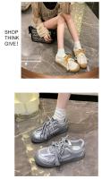 Zapatos informales De malla para mujer, zapatillas Retro transpirables De suela gruesa, De entrenamiento, para verano - details 64