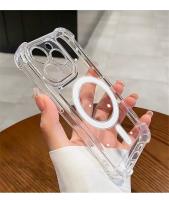 Funda Transparente Magsafe de Lujo Carga Inalámbrica A Prueba de Golpes Magnéticos - details 1