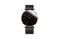 Reloj de hombre Fashion Blue Needle con correa de malla - details 14