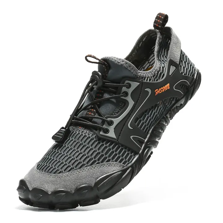Zapatos de agua de verano para hombre, zapatos para caminar descalzos, zapatos para agua al aire libre de secado rápido, zapatos de natación transpirables, sandalias de playa para Surf - 1