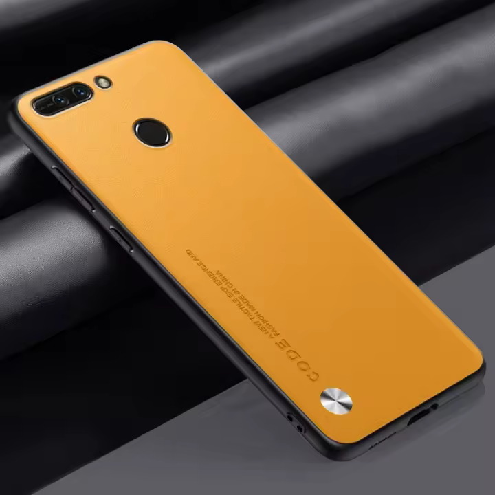 Funda de Lujo de Cuero PU para Honor 8 Pro Cubierta Trasera Mate, A Prueba de Golpes, Protección de Silicona TPU - 1