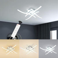 Lámpara de Techo LED Ajustable de 48W con Control Remoto XUNATA Moderna con Diseño de Garfork para Decoración de Dormitorio Material de Aluminio Fuente de Luz LED Ajustable - details 8