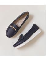 Zapatos de cuero pequeños de un solo paso 2025, nuevo estilo, zapatos planos de una sola línea para mujer, mocasines casuales profesionales - details 5