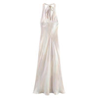 Vestido de Satén sin Mangas Primavera 2025 Moda Europea Americana para Mujeres - details 0