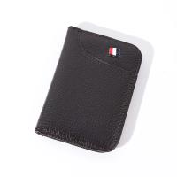 Cartera portátil de cuero sintético para hombre, billetera pequeña, suave, Superfina, Mini tarjetero - details 9