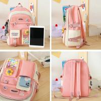 Mochila escolar Kawaii para niños y niñas, bolsa para ordenador portátil, para estudiantes, 5 piezas, 2023 - details 6