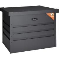 Caja de Almacenamiento Exterior Robusta de 450 L 120x61x62cm Espesor 0,40mm Tapa Abatable - details 9