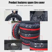 Bolso de coche, funda de repuesto, bolsa de advertencia para neumáticos de coche, funda impermeable - details 13