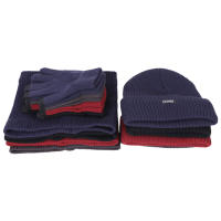 Conjunto de bufanda de punto para hombre y mujer, gorro térmico cálido, grueso, para invierno - details 1