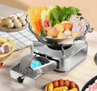 Estufa de Alcohol, de acero inoxidable tipo cajón engrosado olla caliente, estufa pequeña y portátil para exteriores, uso doméstico - details 11
