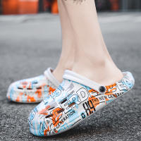 Zuecos de jardín para hombre, zapatillas informales grises, sandalias ligeras sin cordones con parte superior transpirable - details 17