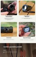 Silbato Multifuncional de Siete en Uno para Sobrevivencia al Aire Libre: Ideal para Excursiones, Campamentos y Aventuras al Campo, en Color Verde Militar - details 5