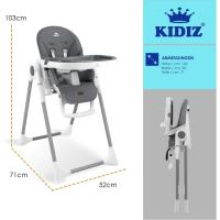 barra de juegos, tumbona para bebés, silla alta combinada para bebés, 7 respaldos ajustables en altura, crecimiento de 0 meses a 6 años, silla para bebés, gris oscuro - details 6