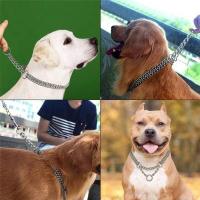 Ahogador para perros con cadena antideslizante P para perros pequeños, medianos y grandes, cuellos de entrenamiento Titan duraderos, mascota estable cromada de 2 filas - details 5
