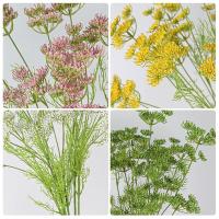 Rama de flores artificiales de encaje de 5 cabezas, elegantes y hermosas flores falsas de seda, plantas verdes simuladas de plástico, decoración para el hogar y la Oficina - details 1