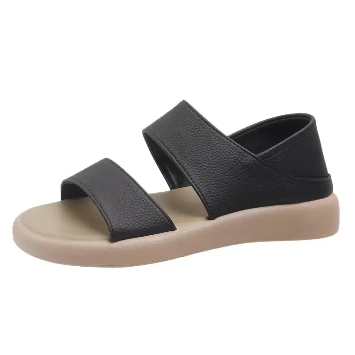 Sandalias planas de verano para mujer, zapatos informales. - 1