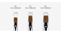 Brocha Francesa de Arte de Uñas KADS con Patrones Líneos Decoración de Alta Calidad Mango de Acrílico Herramientas de Manicura DIY para Uñas Gel Polish - details 2