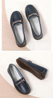 Zapatos De Mujer De Cuero Auténtico Nuevos Antideslizantes Y Ligeros Talla Grande 35-44 Zapatos Planos Para Primavera Y Otoño Con Decoración Metálica - details 18