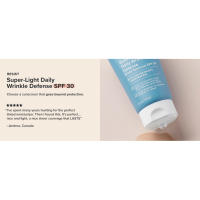 RESIST Super-Light Daily Wrinkled Defense SPF 30 goes beyond sun protection with its tinted finish.