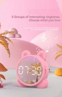 Nuevo Reloj despertador para niños, Altavoz Bluetooth, despertador para mesita de noche, espejo, temporizador de despertador - details 10