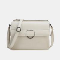 Bolso bandolera de gran capacidad para mujer con cierre de cremallera - Bolso de hombro convertible elegante, correa ajustable, disponible en marrón/beige/negro/caramelo - Bolso formal y diario de cuero sintético para mujer, bolso bandolera, accesorio de - details 9