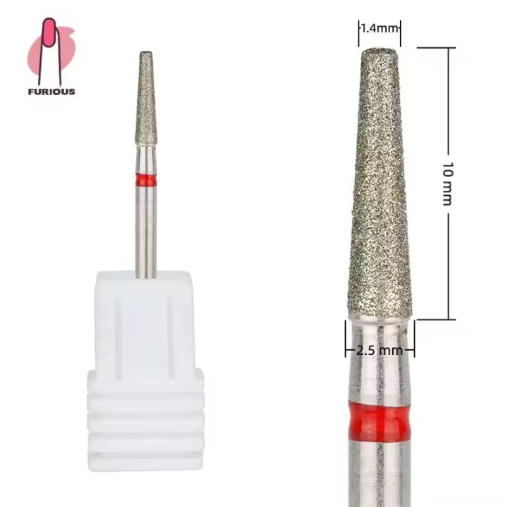 Broca de diamante de cono corto: clavo/herramienta/clavo/broca/accesorio de pared externa - 1
