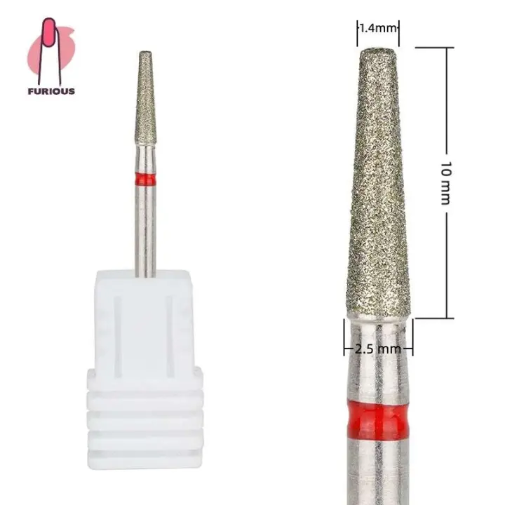 Broca de diamante de cono corto: clavo/herramienta/clavo/broca/accesorio de pared externa - 1
