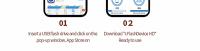 Tarjeta de Memoria USB3.0 Rotativa para iPhone 2TB, 1T, 512G Interfaz de Hardware Type-C a Lightning A Prueba de Golpes - details 17