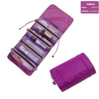 Bolsa de cosméticos 4 Uds en 1 para mujer, bolsa de cosméticos separable de malla con cremallera, bolsa de nailon plegable para mujer, bolsa de almacenamiento de brochas de maquillaje de cuerda - details 14