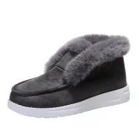 Botas de nieve para mujer Otoño Invierno zapatos cálidos informales - details 7