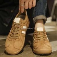 Nuevo diseñador de moda plano 2025 para hombres de alta calidad, zapatos deportivos casuales de gamuza real para jóvenes, precio bajo - details 1
