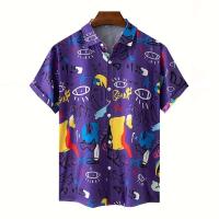 Tops, pantalones cortos y camisas hawaianas con estampado 3D de langosta y cangrejo para hombres, mujeres y niños, ropa con estampado de grafitis, nueva moda - details 1