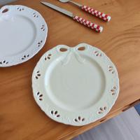 Arco alivio bajo vidriado plato de cerámica celebridad de Internet ins cafetería plato de alto valor plato de postre plato de comida occidental - details 7