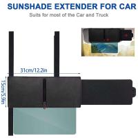 Visera polarizada para coche, visión clara, deslumbramiento, anti UV, giratoria, ajustable, tapón para visera solar, accesorios para coche - details 5
