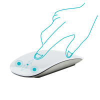Raton inalámbrico, Recargable, con conexión Bluetooth y Compatible con Mac y iPad, Superficie multitáctil - details 8