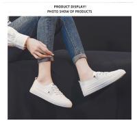 Zapatos blancos pequeños zapatillas coreanas zapatos de mujer zapatos casuales estudiantes zapatos planos zapatos de maternidad - details 13