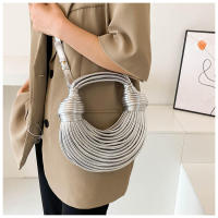 Nuevo Bolso de mano tejido a mano para pan y fideos, con cable eléctrico, para hombro, - details 40