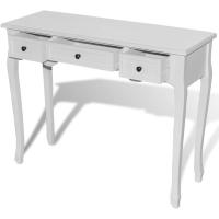 Mesa de entrada recibidor consola 3 cajones madera MDF mesa auxiliar pasillo vestíbulo comedor teléfono llaves mueble aparador tocador - details 23